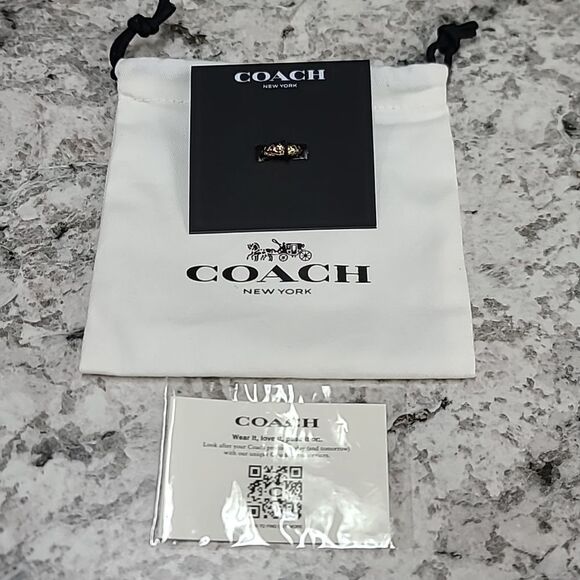 COACH Signature Quilted Ear Cuff - Picture 3 of 8